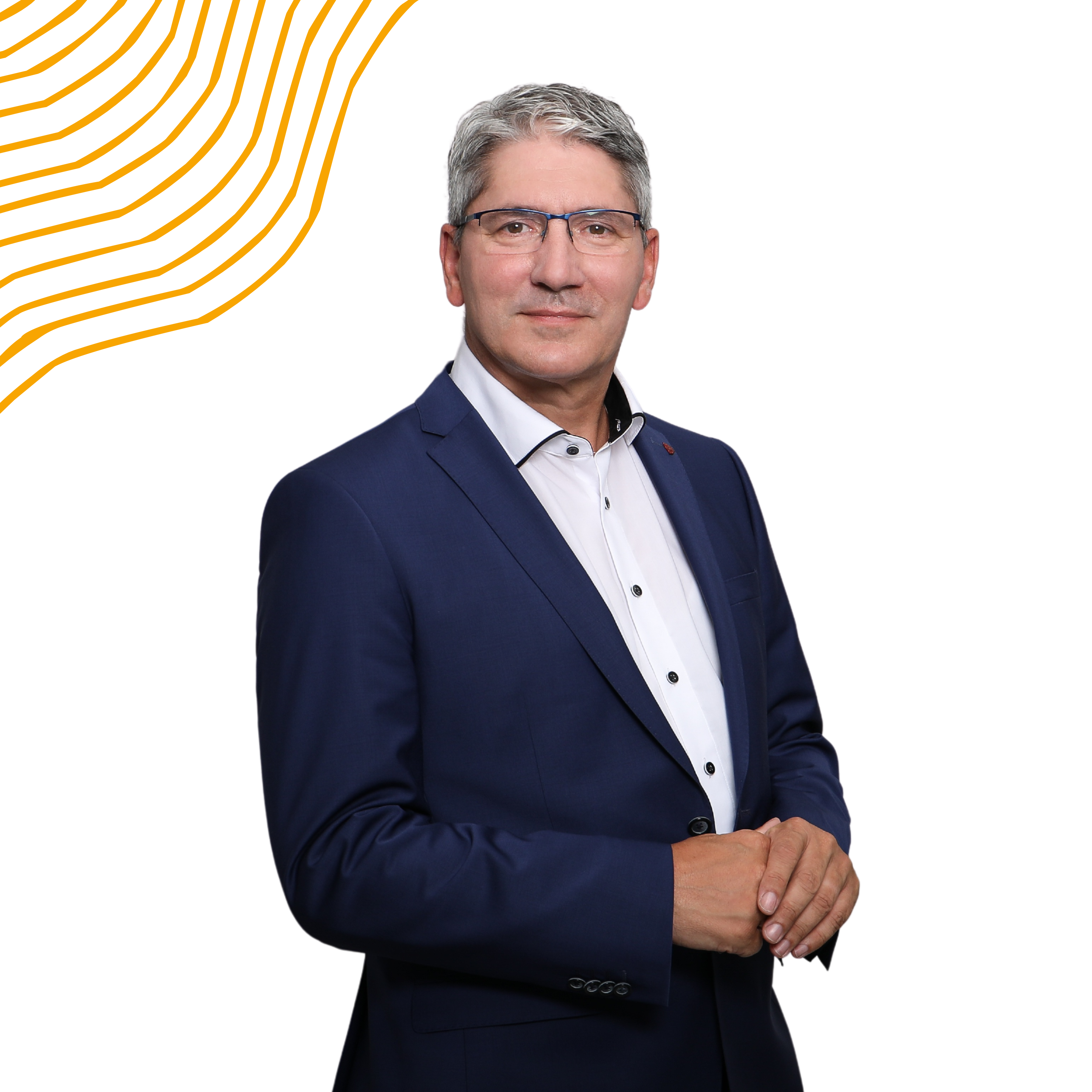 Bright Blue Modern Minimal Pattern Background Cut-Out Photo Business Man Business Marketing Instagram Post (2)